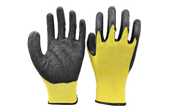 Nitrile wrinkle work gloves