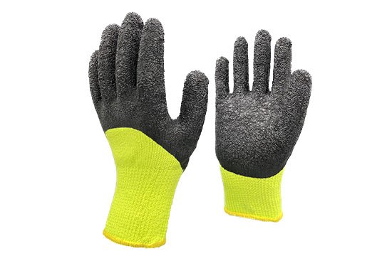 Latex Crinkle Safety Gloves