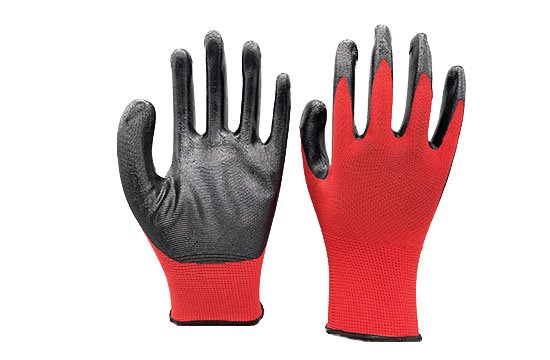 Nitrile Flat Surface Labor Protection Gloves