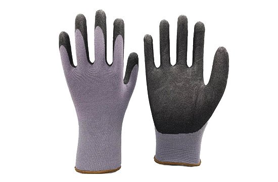 Nitrile frosted surface labor protection gloves-223