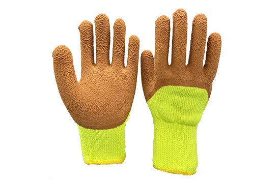 Latex foam safety gloves