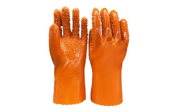 PVC anti-slip dipped gloves